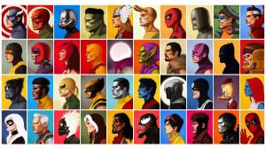 Marvel Comics, Hulk, Magneto, Deadpool, Wolverine, Luke Cage, Iron Man, Captain America, artwork wallpaper thumb
