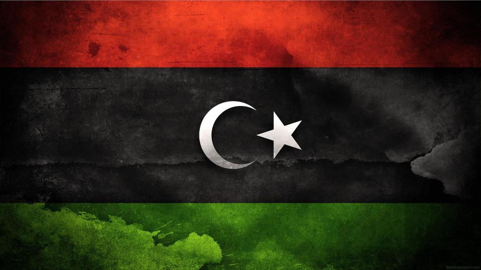 Modern Libya Flag wallpaper,moon HD wallpaper,green HD wallpaper,black HD wallpaper,star HD wallpaper,3d & abstract HD wallpaper,1920x1080 wallpaper
