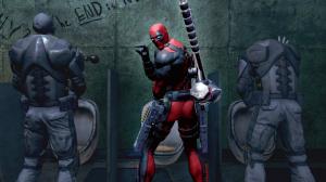 Deadpool game, look back wallpaper thumb