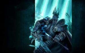 World of Warcraft WOW Drawing Lich King Sword HD wallpaper thumb