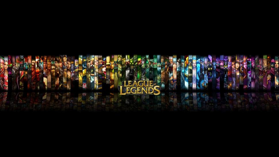 League of Legends Hero Collection HD wallpaper,collections HD wallpaper,colors HD wallpaper,heroes HD wallpaper,league of legends HD wallpaper,rainbow HD wallpaper,1920x1080 wallpaper
