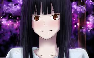 Kimi Ni Todoke, Kuronuma Sawako, Long Hair, Anime Girls, Face, Red Eyes, Anime wallpaper thumb