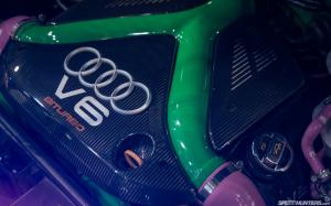 Audi Engine Carbon Fiber V-6 HD wallpaper thumb