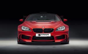 BMW M6 F13 red car front view wallpaper thumb