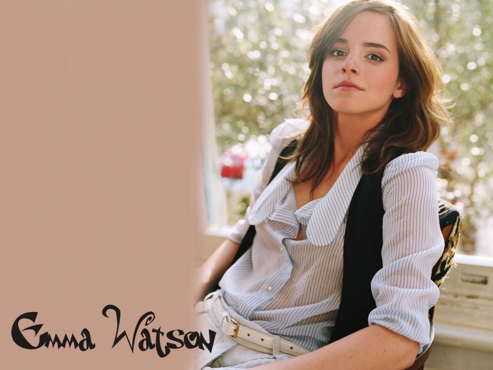 Emma Watson in Tranparent Top wallpaper,emma wallpaper,watson wallpaper,tranparent wallpaper,1600x1200 wallpaper