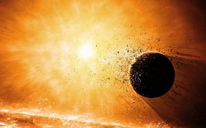 Planet explosion destruction wallpaper thumb