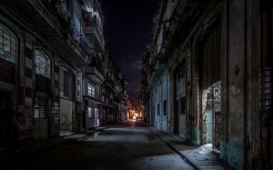 Street, Urban, Havana, Cuba, Lights, Architecture, City wallpaper thumb