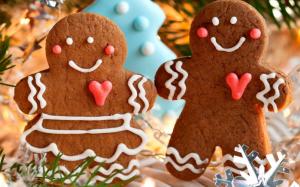 Cookies Figurines Baking Christmas Food Winter wallpaper thumb