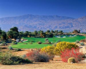 Mountains Golf Course Desert Palm Springs California wallpaper thumb