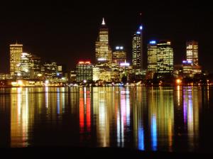 Perth Skyline At Night wallpaper thumb