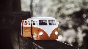 toy car, bokeh, bus, trip, toy, transport wallpaper thumb
