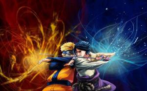 Naruto Vs Sasuke wallpaper thumb