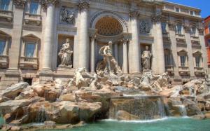 Trevi Fountain In Rome wallpaper thumb