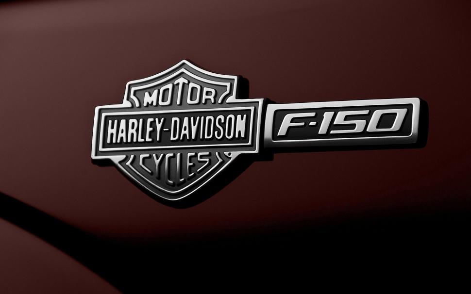 Ford F-150 Harley-Davidson Emblem wallpaper,1920x1200 wallpaper