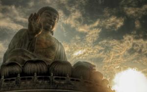 Buddha HDR Statue HD wallpaper thumb