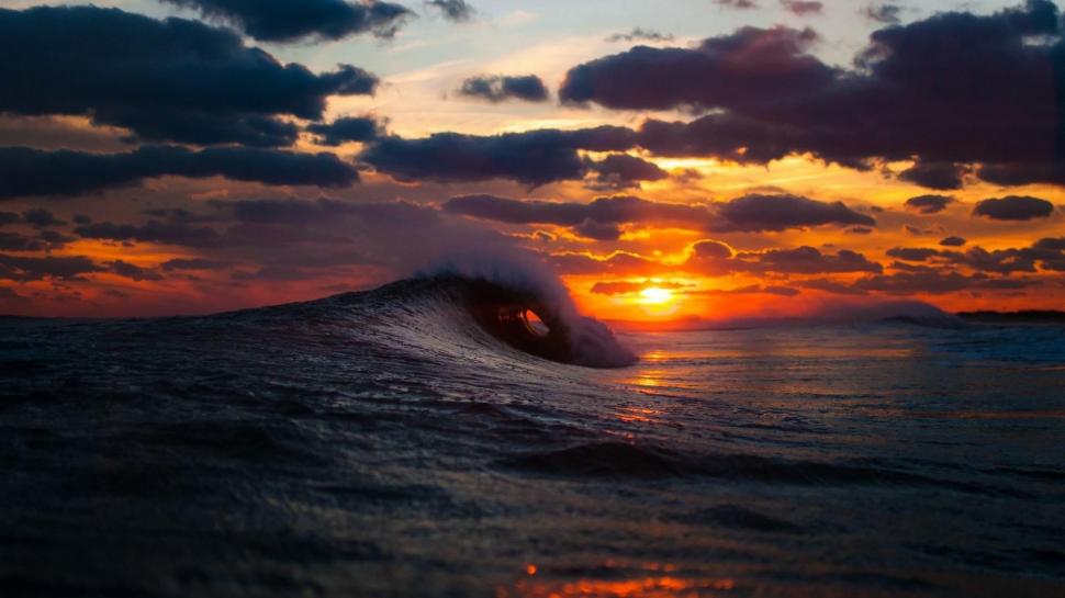 Sea, surf, wave, sunset wallpaper,surf HD wallpaper,wave HD wallpaper,sunset HD wallpaper,1920x1080 wallpaper