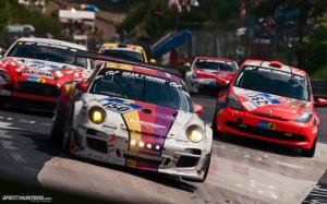 Nurburgring Race Track Porsche Race Car HD wallpaper thumb