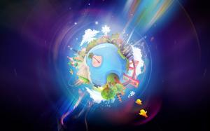 Planet Earth CGI wallpaper thumb