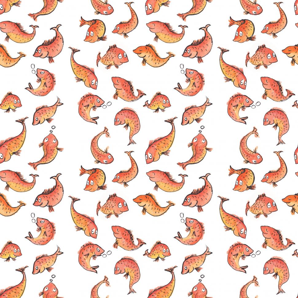 Fish, Pattern, Simple, White Background wallpaper,fish HD wallpaper,pattern HD wallpaper,simple HD wallpaper,white background HD wallpaper,4000x4000 wallpaper