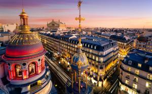 Paris, France, the Grand Opera, buildings, city, lights, night wallpaper thumb