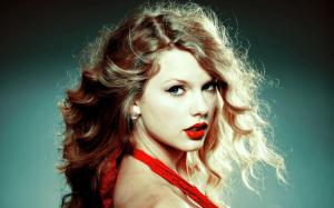 Taylor Swift In Red Dress wallpaper thumb