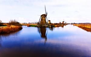 Dutch Windmills wallpaper thumb