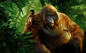 The Jungle Book 2016, boy and gorilla wallpaper thumb
