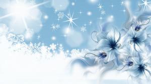 Winters Blue Beauty wallpaper thumb