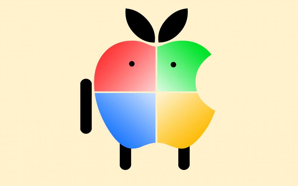 Apple Android Mascot wallpaper | brands and logos | Wallpaper Better