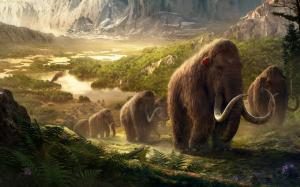 Takkar Mammoths Far Cry Primal wallpaper thumb