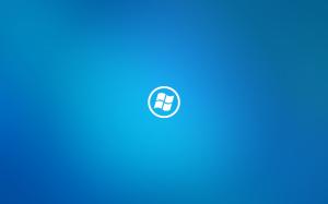 Blue Simple Windows 8 HD Desktop wallpaper thumb