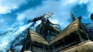Skyrim Elder Scrolls Dragon Dawnstar HD wallpaper thumb