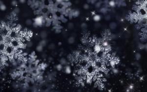 Iced snowflakes wallpaper thumb