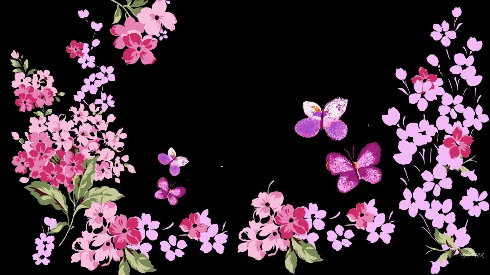 Summer Pinks wallpaper,flora HD wallpaper,pink spring HD wallpaper,floral HD wallpaper,summer HD wallpaper,watercolor HD wallpaper,flowers HD wallpaper,3d & abstract HD wallpaper,1920x1080 wallpaper