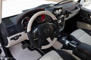 2013 Mercedes Benz G63 Amg 6x6 4x4 Offroad Suv Interior Steering Pictures For Desktop wallpaper thumb