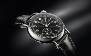 Longines Avigation watch, black style wallpaper thumb