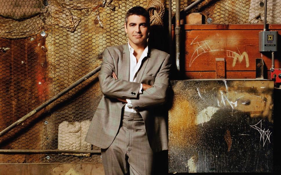 George Clooney Elegant Suit wallpaper,suit HD wallpaper,casual HD wallpaper,man HD wallpaper,handsome HD wallpaper,1920x1200 wallpaper