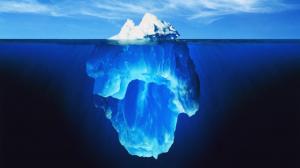 glacier, iceberg, under water wallpaper thumb
