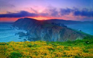 Point Reyes National Seashore, California, USA, clouds, sunset, ocean wallpaper thumb