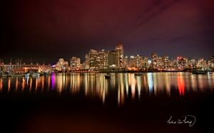 Vancouver City Nights HD wallpaper thumb