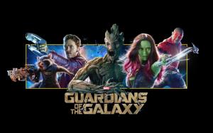 guardians of the galaxy, vin diesel, groot, zoe saldana, gamora, dave bautista, bradley cooper, rocket, raccoon wallpaper thumb