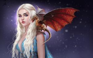 Art pictures, girl, Game of Thrones wallpaper thumb