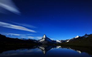 Matterhorn Midnight Reflection wallpaper thumb