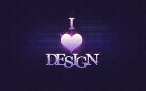Heart Design Purple HD wallpaper thumb