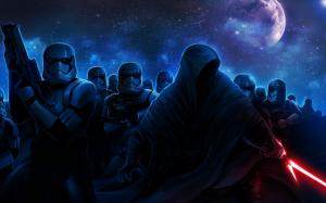 Stormtroopers Darth Vader wallpaper thumb