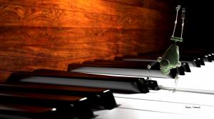 Piano, Robot, Close Up, Music wallpaper thumb