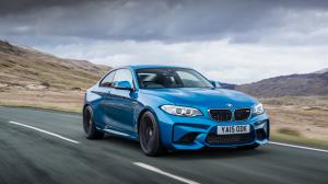 BMW M2 Coupe F87 blue car speed wallpaper thumb