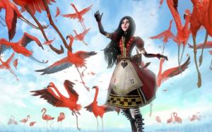 Alice Alice: Madness Returns Birds HD wallpaper thumb