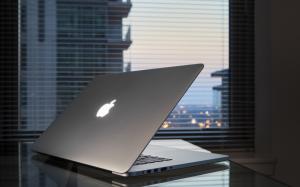Apple MacBook On Desk wallpaper thumb