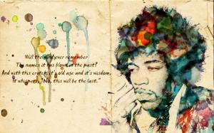 Jimi Hendrix Artwork wallpaper thumb